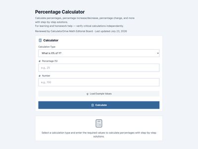 How to Calculate Percentages: The Three Questions People Confuse