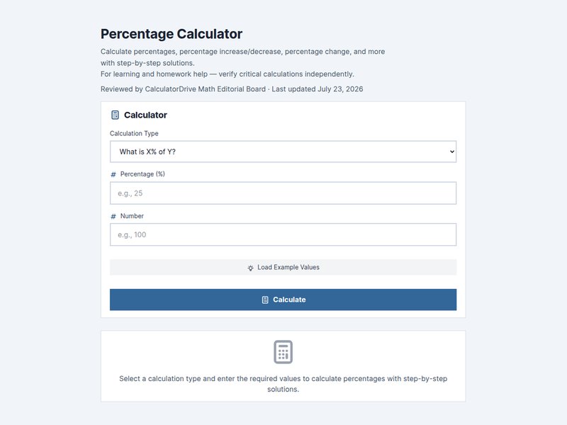 How to Calculate Percentages: The Three Questions People Confuse